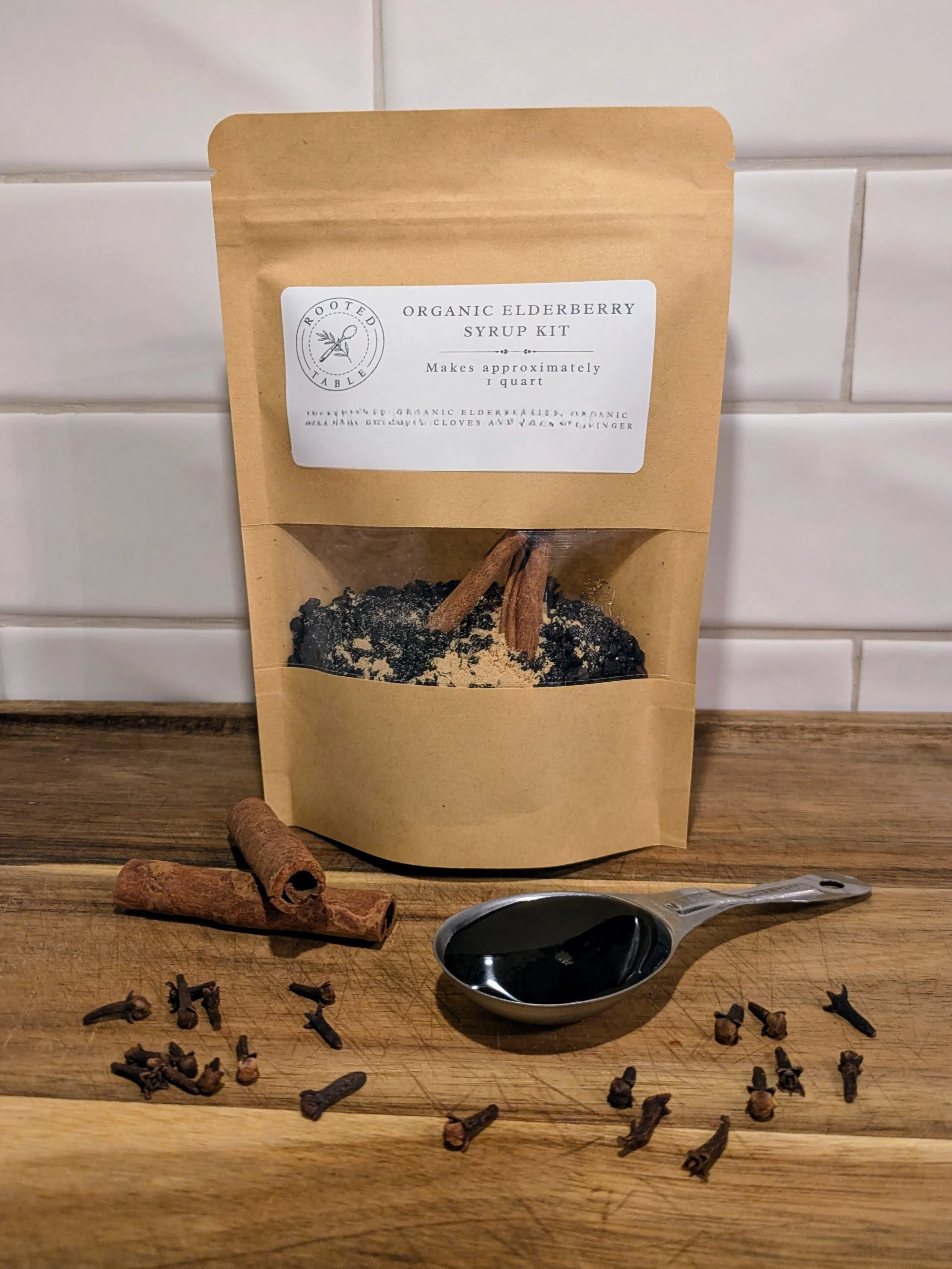 Organic Elderberry Syrup Kit